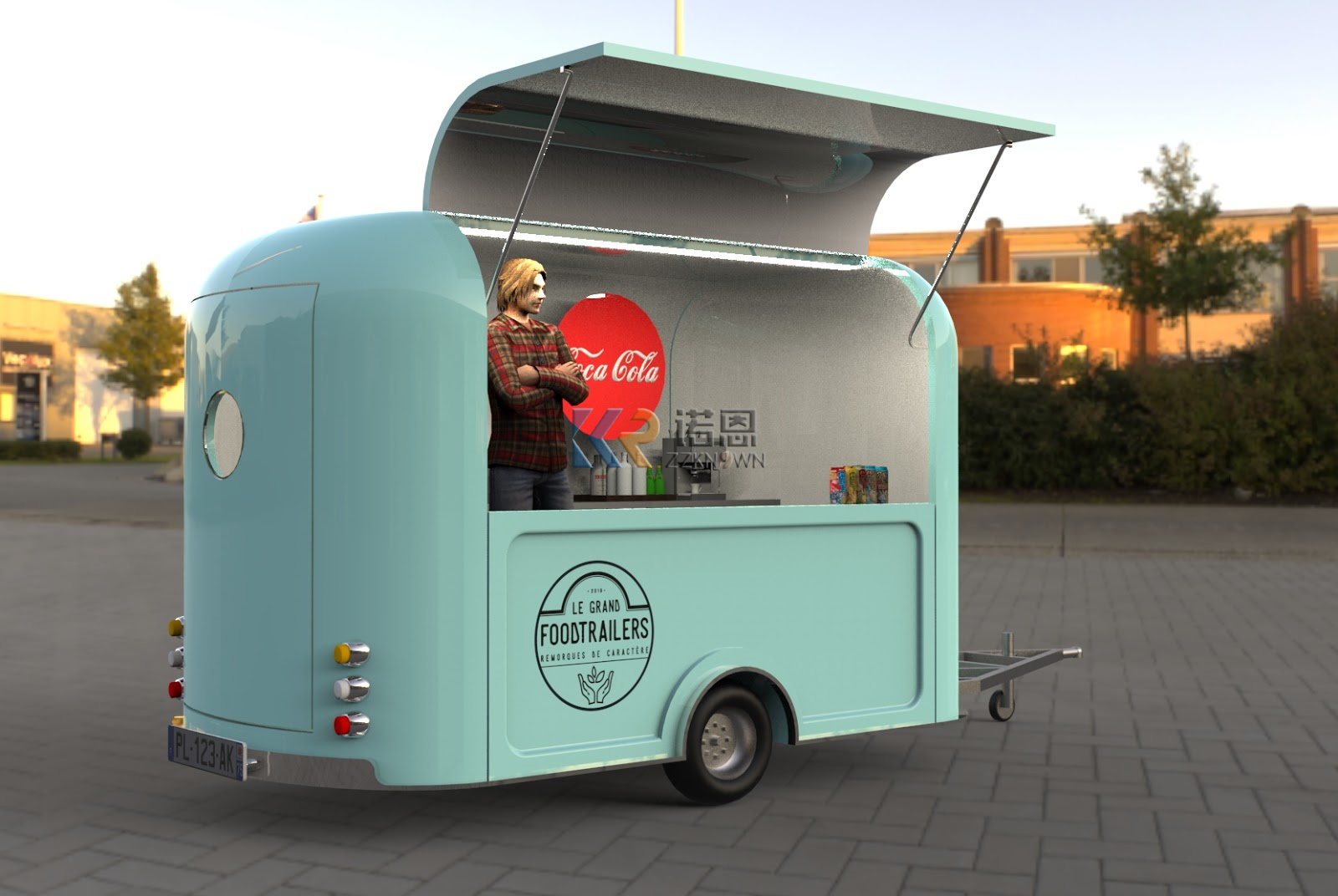 Fully Equipped Caravan Bar Ven - Coffee Van Equipment ulasan dan harga