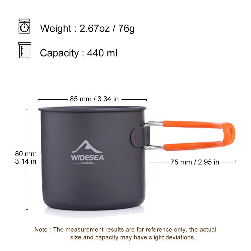 Widesea Camping Aluminum Mug O - Coffee Equipment And Supplies ulasan dan harga