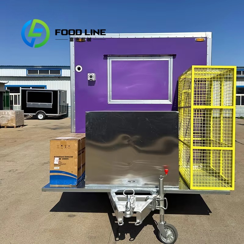 Custom Mobile Food Cart Traile - Coffee Van Equipment ulasan dan harga