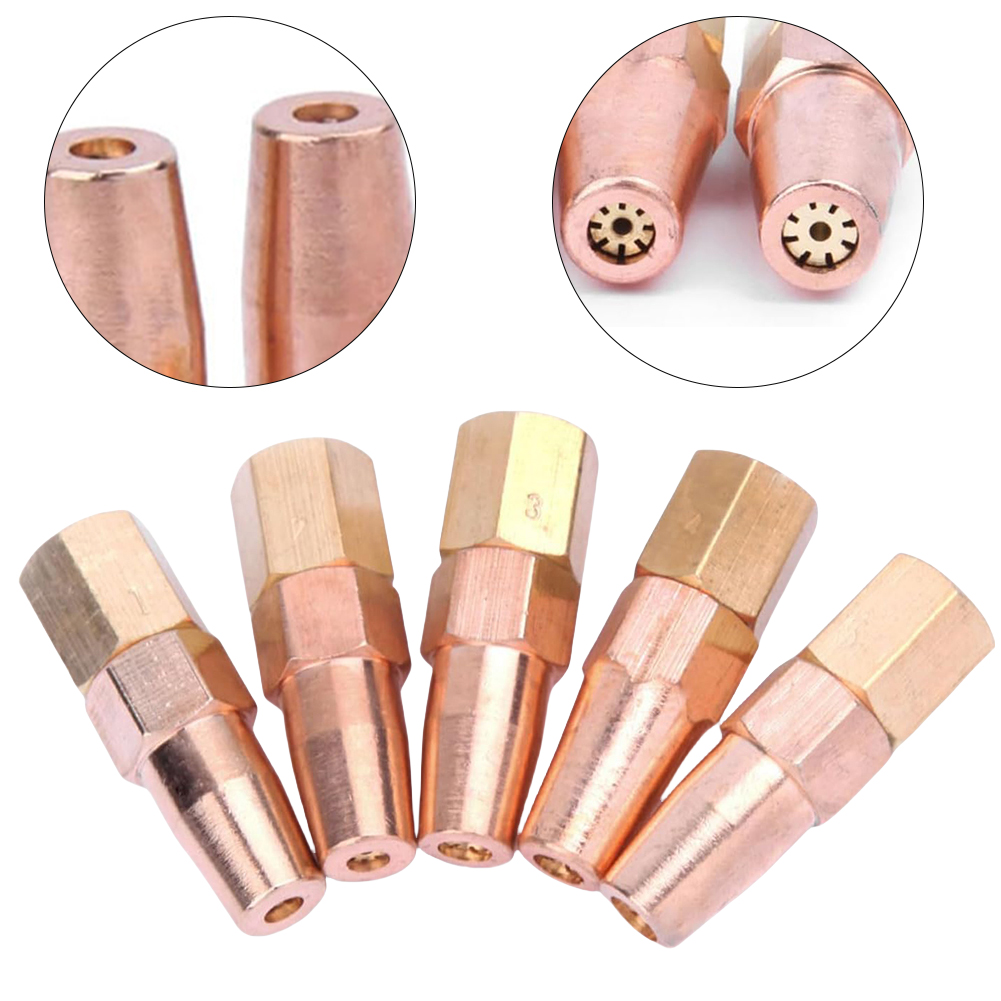 5Pcs Brass Oxy Propane Welding - Steam Wand Tip ulasan dan harga