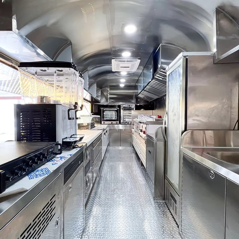 Custom Food Truck Trailer Full - Coffee Van Equipment ulasan dan harga