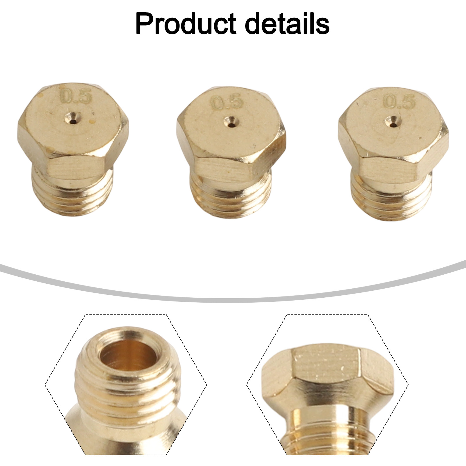 20pcs/set Burner Nozzle 0.5mm  - Steam Wand Tip ulasan dan harga