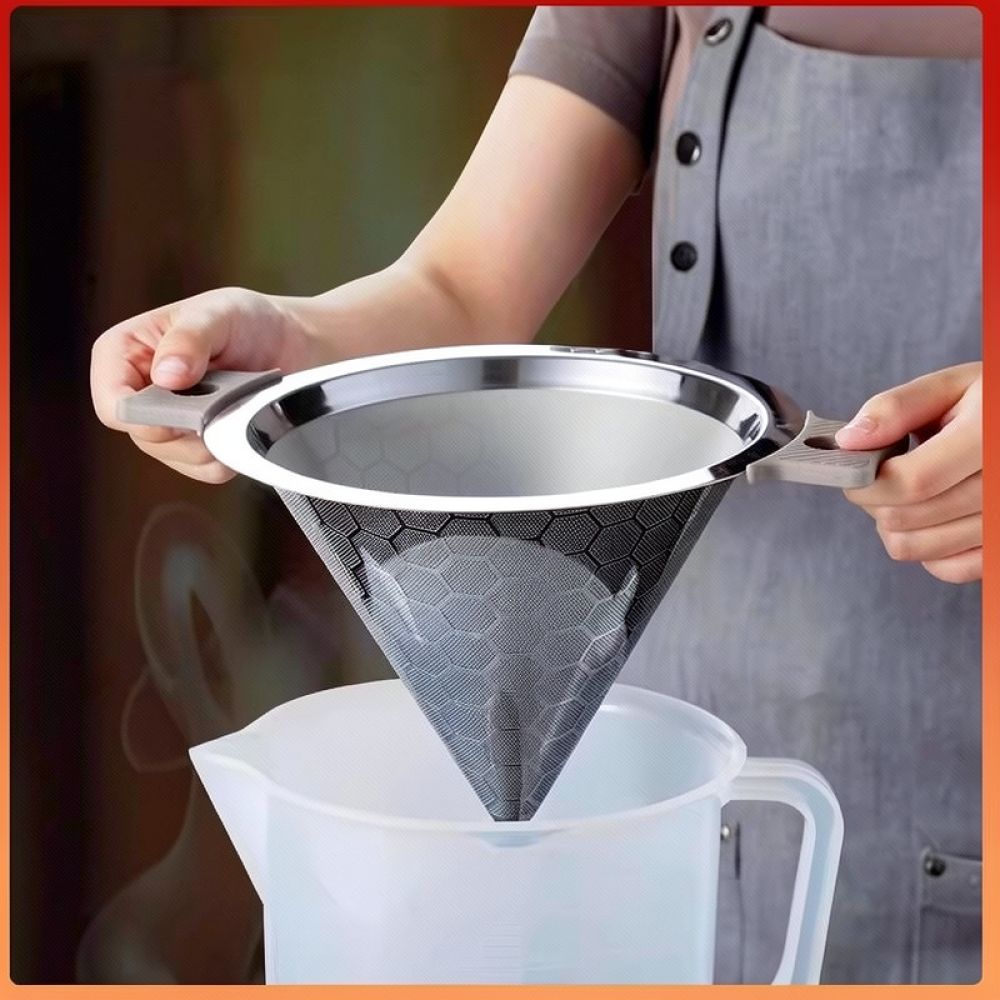 Stainless Steel Tea Strainer F - Coffee Equipment And Supplies ulasan dan harga